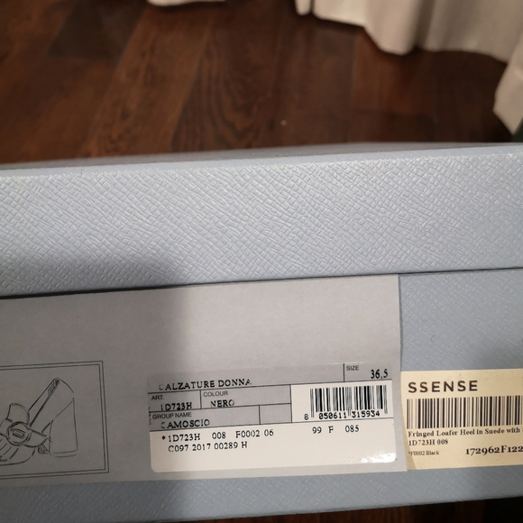 Prada Fringed Loafer Heel in Suede - Picture 5 of 5